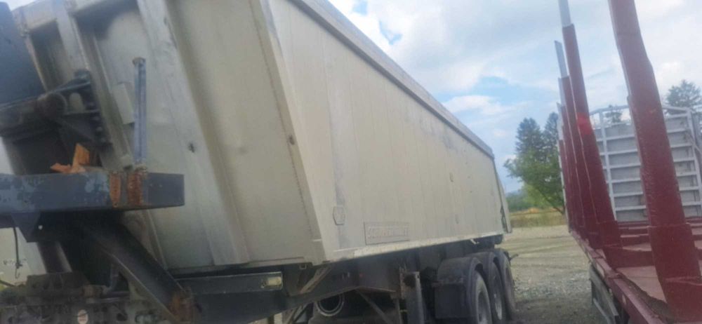 cap tractor VOLVO si semiremorca basculabila aluminiu