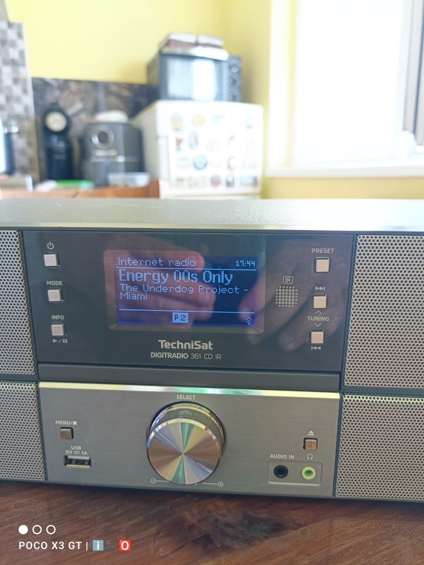 Интернет радио TechniSat 361 CD IR (silver, DAB +, FM, WiFi, Bluetoo