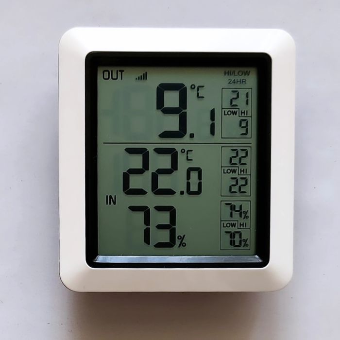 Stație meteo interior si exterior cu senzor termohigrometru TFA