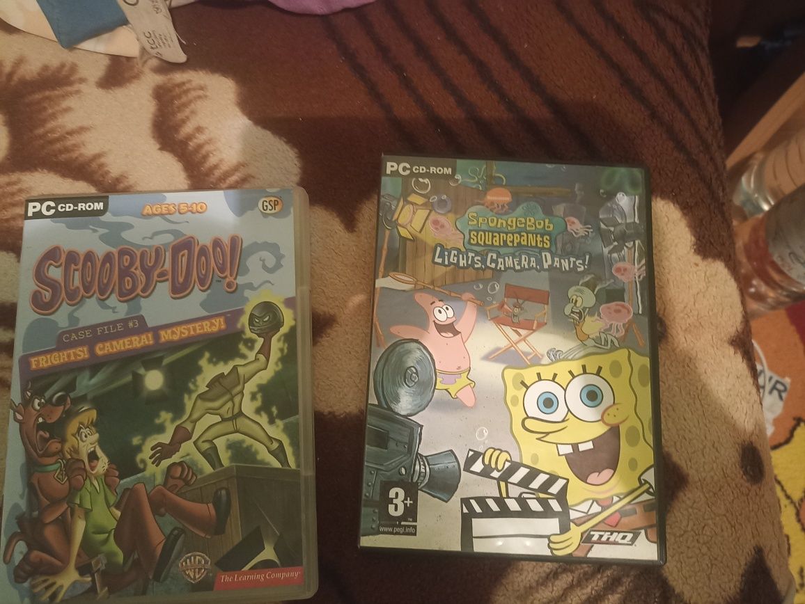 Jocuri pentru laptop Scooby-Doo și Spongebob