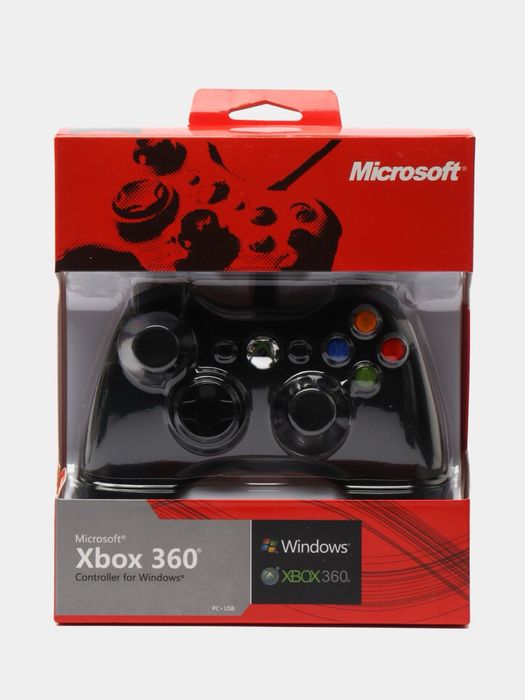 Джойстик для Xbox 360 проводной, подходит для ПК и ноутбука