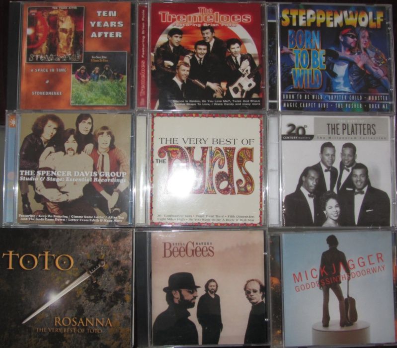 Продавам музикални audio CD, матрични, ROCK