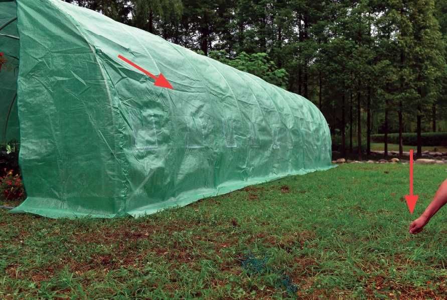 Sera Solar Gradina Tunel Otel Folie Flori Legume 4x2x2m LIVRAT GRATUIT