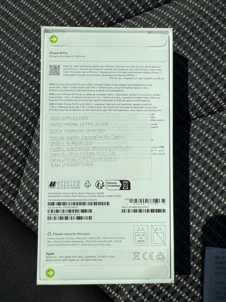 Iphone 16 pro de vanzare