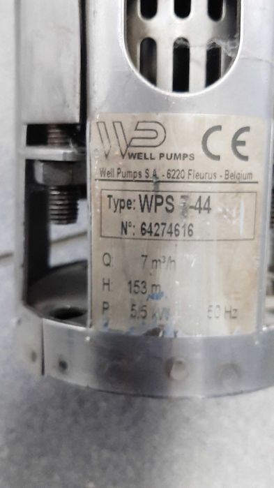 Насос скважинный (380 Вт ,про-во Бельгия)