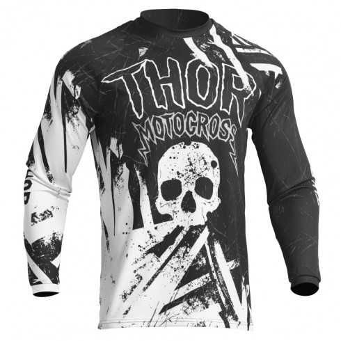 Детско мотокрос джърси блузаTHOR YOUTH SECTOR GNAR BLACK/WHITE