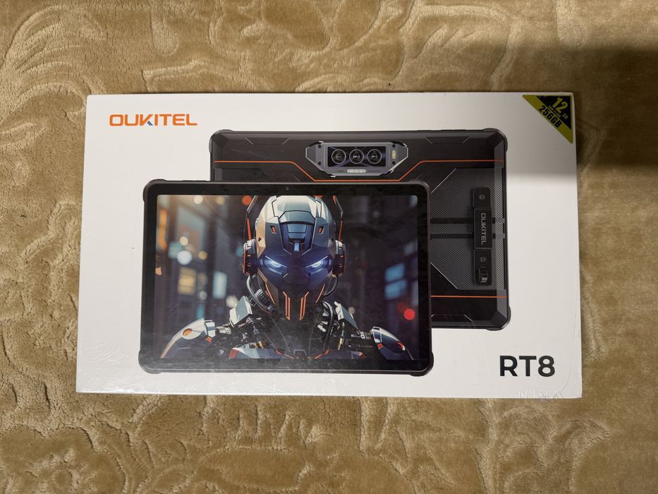 Tableta gaming rugged Oukitel RT8 2025 SIM 4G - sigilata