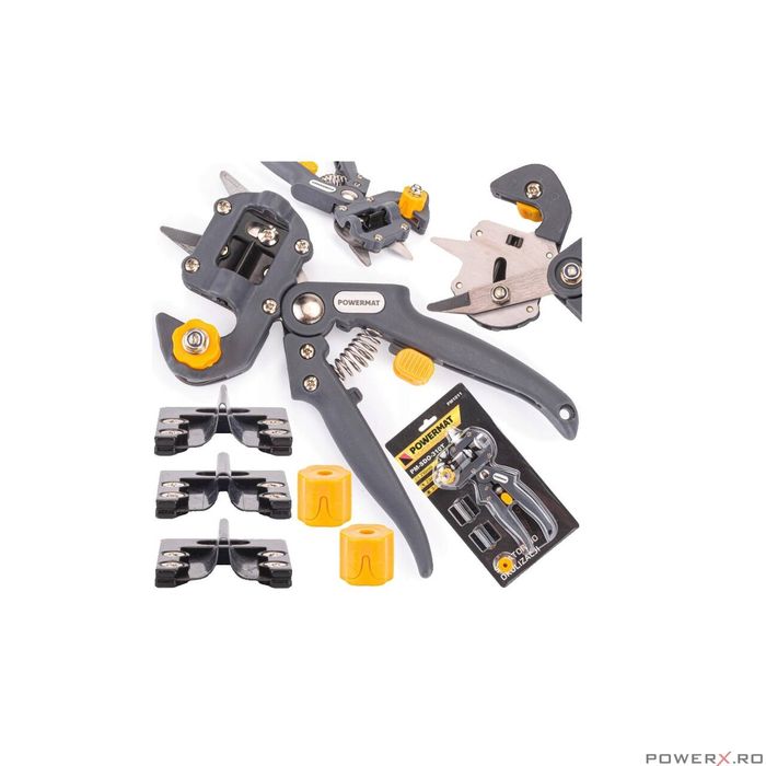 Cleste pentru altoit pomi, 3-10mm, lungime 21 cm, Powermat