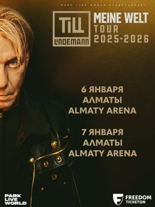 Билет на концерт Тилля Линдеманна