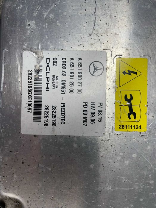 ECU Calculator Mercedes E 2.2CDI A6519002700 A6519012500 CRD2.62 W212