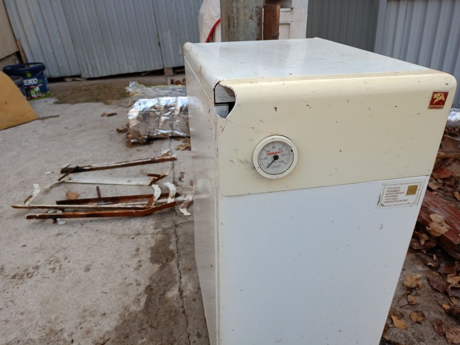 Газ котёл с трубами и тд