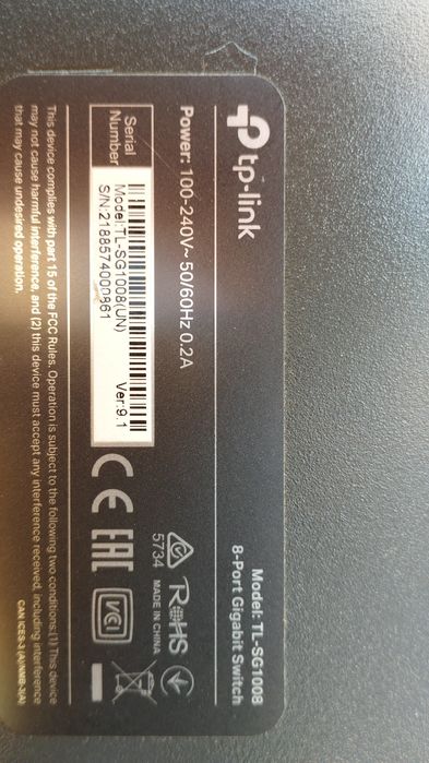 Switch TP Link 8 porturi