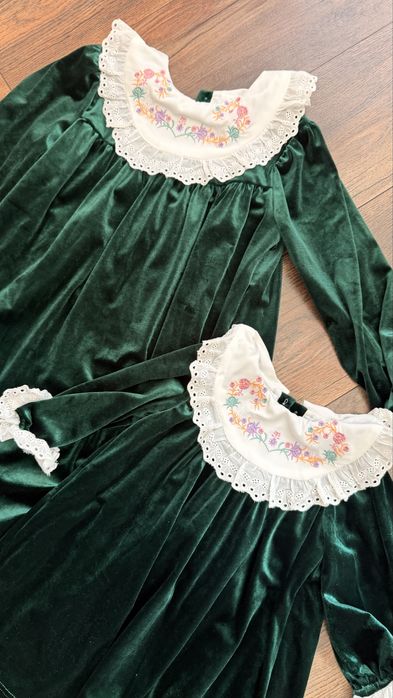 Коледни рокли за сестри