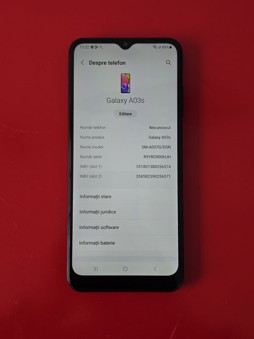 Samsung A03s - ofer garantie