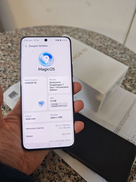 Honor 90 Fullbox 512GB Factura Achiziție totul original liber retea