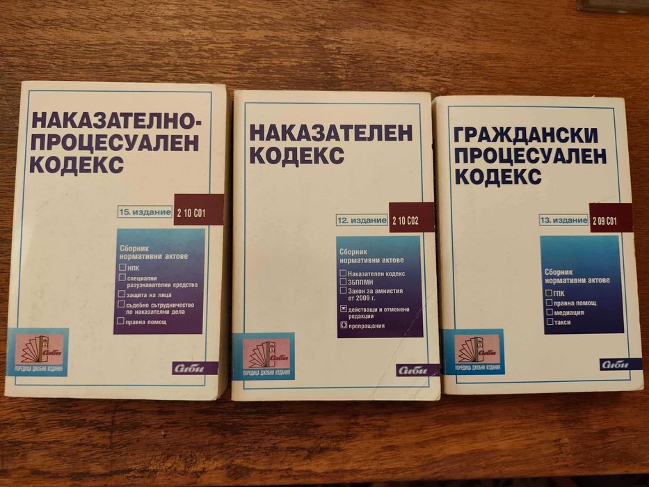Кодекси - НК, НПК и ГПК