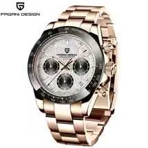 PAGANI DESIGN Fashion 100M men chronograph sapphire glass casual watch