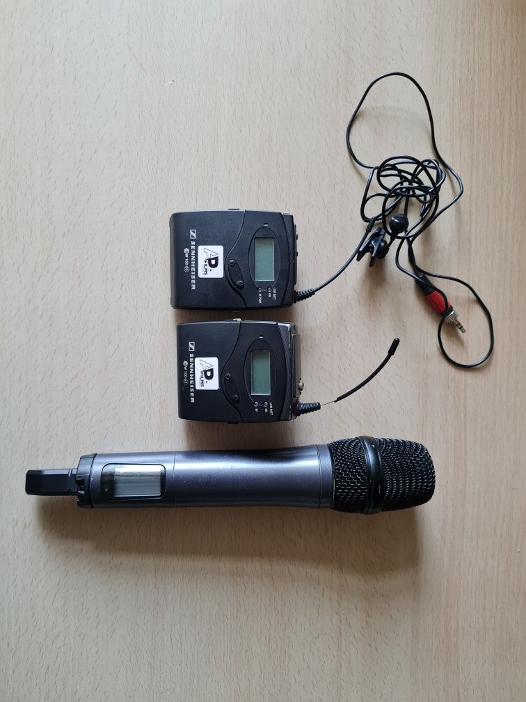 Kit Lavaliera Sennheiser + Microfon de interviuri