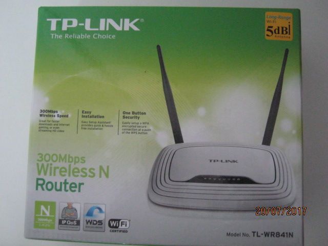 Router TP-LINK model TL-WR841N