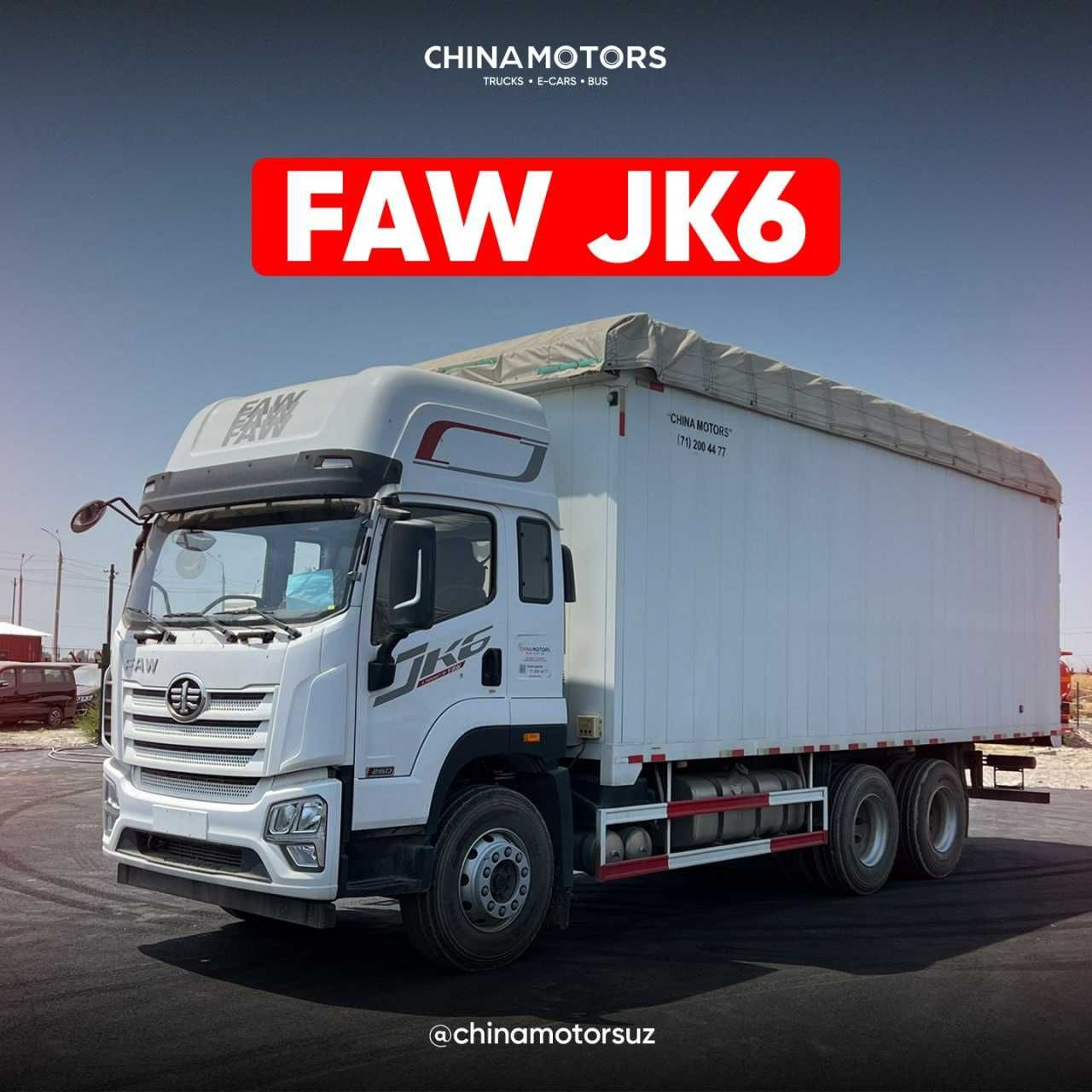 FAW furgon 8.6 m nalichida shtorka