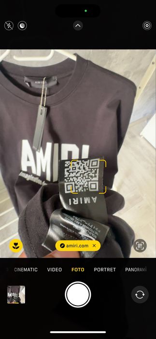 Tricou  Amiri Premiun off white Balenciaga