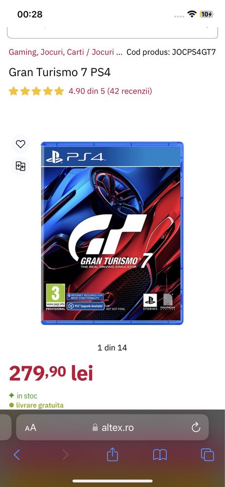 gran turismo 7, pentru ps4