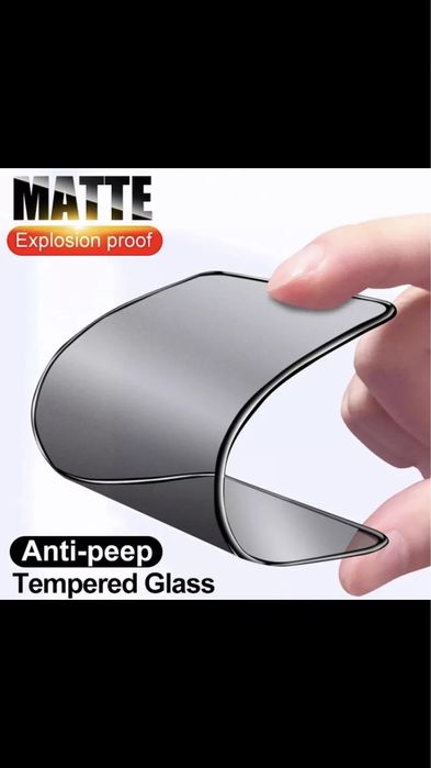 Privacy Матов Керамичен протектор за IPhone 15,14,13 Pro Max,12,11