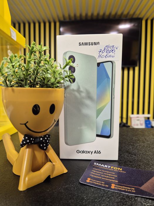 Новый. Samsung A16, 6/128гб
