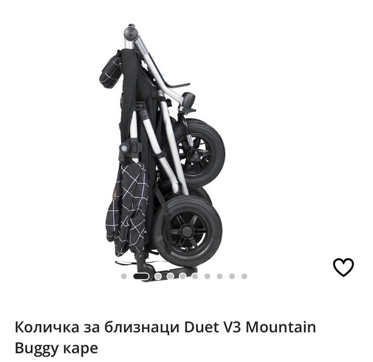 Бебешка количка за близнаци Duet V3 Mountain Buggy