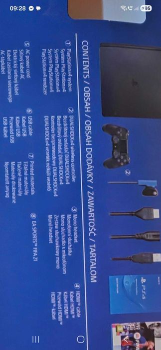 PlayStation .PLUS PS4 HDR 500GB cu jocuri Fifa,Call of Dury,Batman
