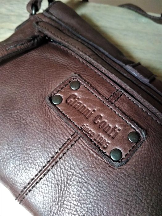 Geanta din piele naturala Gianni Conti, Italia