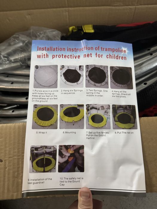 Trambulina copii cu plasa 140cm nou sigilat! Cadou craciun