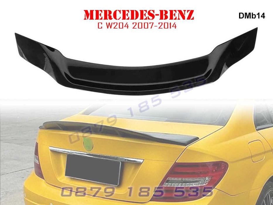 Тунинг лип спойлер багажник Mercedes AMG C W204 задно крило мерцедес