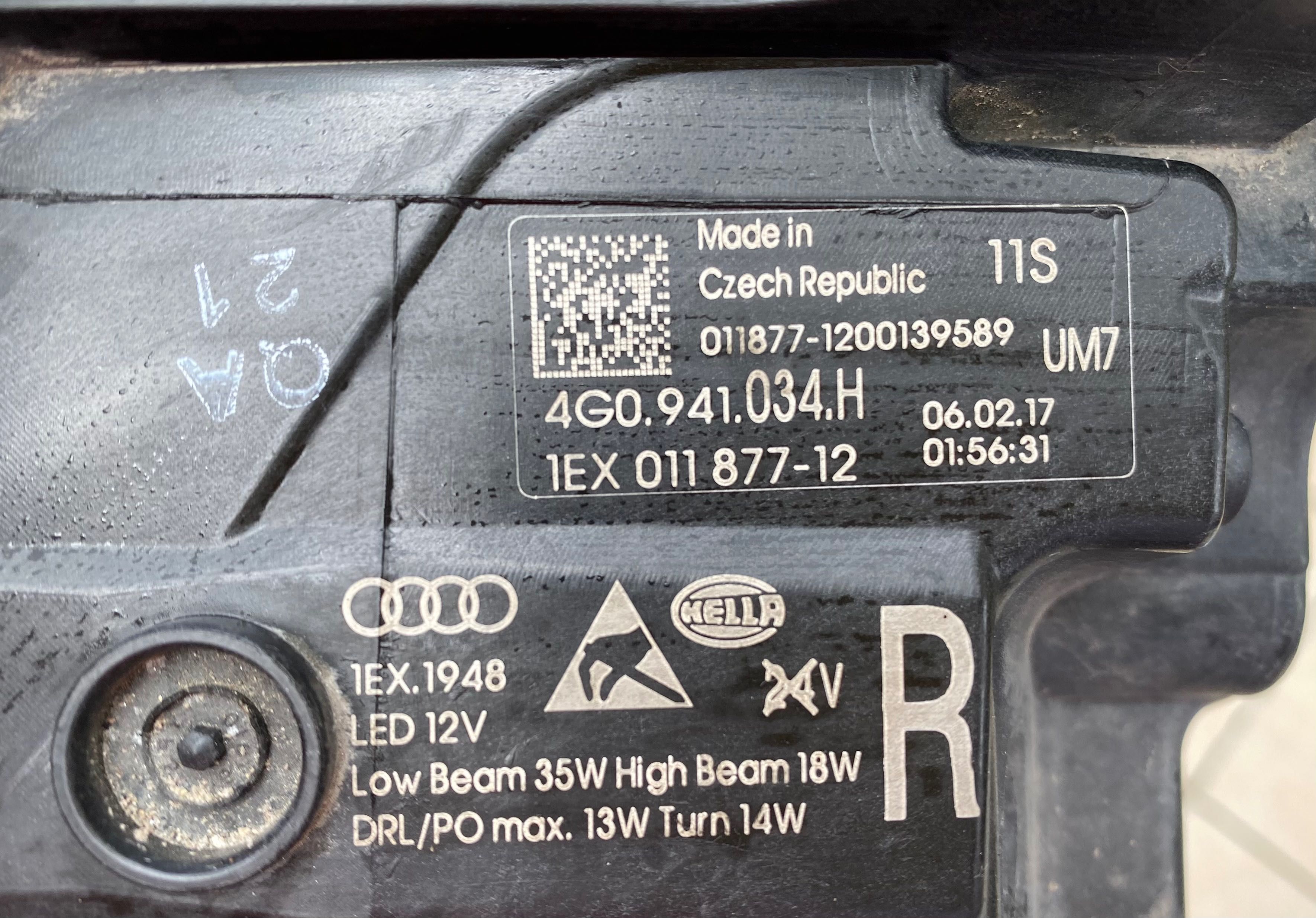 Фарове far Full Led фар за Ауди А6 Audi A6 4G/C7 фейс
