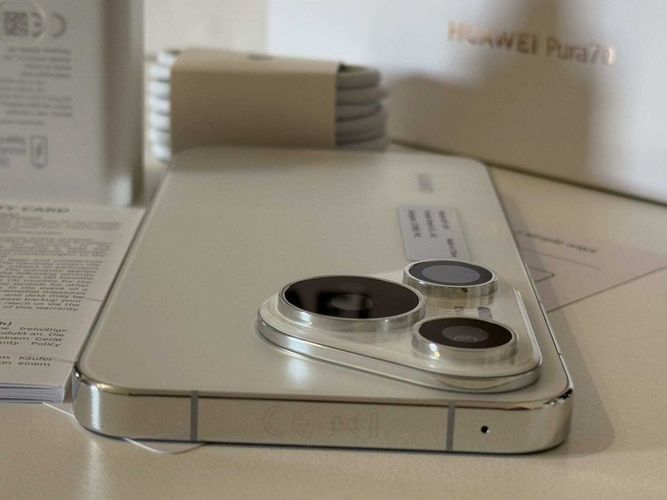 Бартер!НОВ! Huawei Pura 70 White (Бял) 24м.Гаранция!