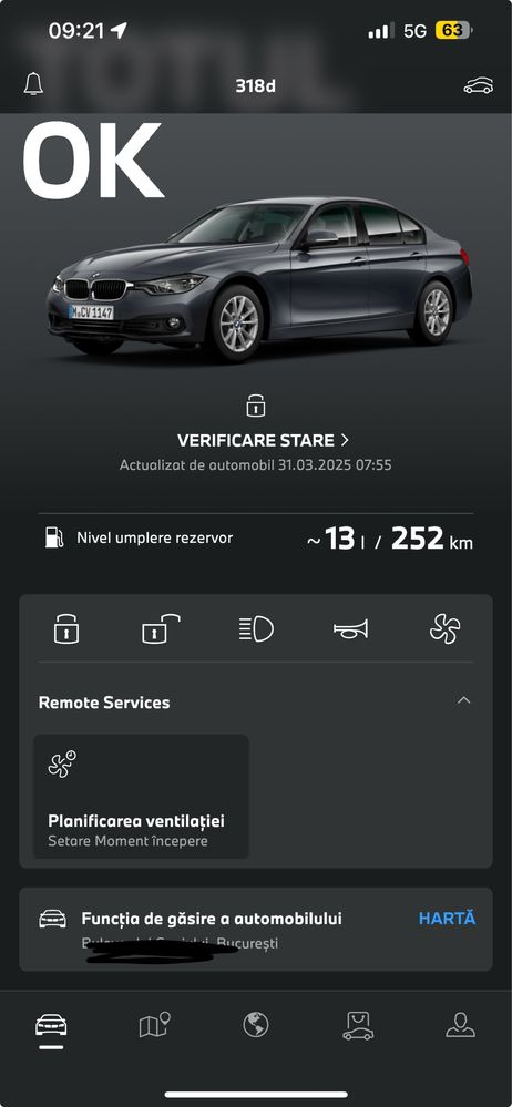 Vand BMW Seria 3 Facelift