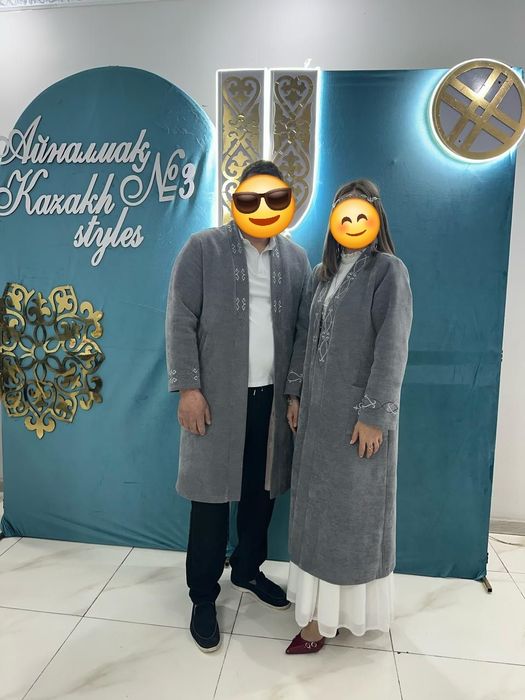 Қазақи стильде парный чапан