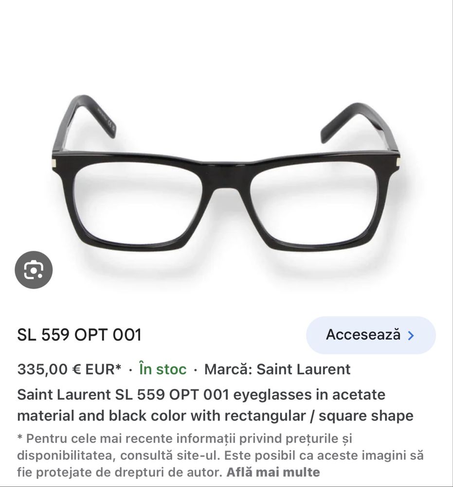 Rame de vedere Gucci/YSL. Băieți