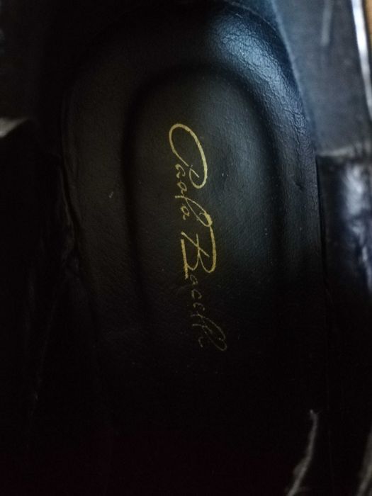 Дамски лачени обувки  ПАОЛО БОТИЧЕЛИ, нисък ток, шита подметка