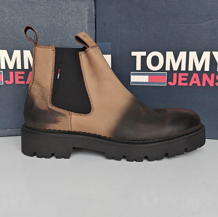 Ghete Tommy Hilfiger Chelsea  *originale*piele naturală*top