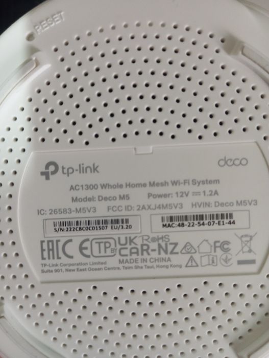 Tp-Link deco AC 1300 Whole Home Mesh Wi-Fi System Обсалютно новый