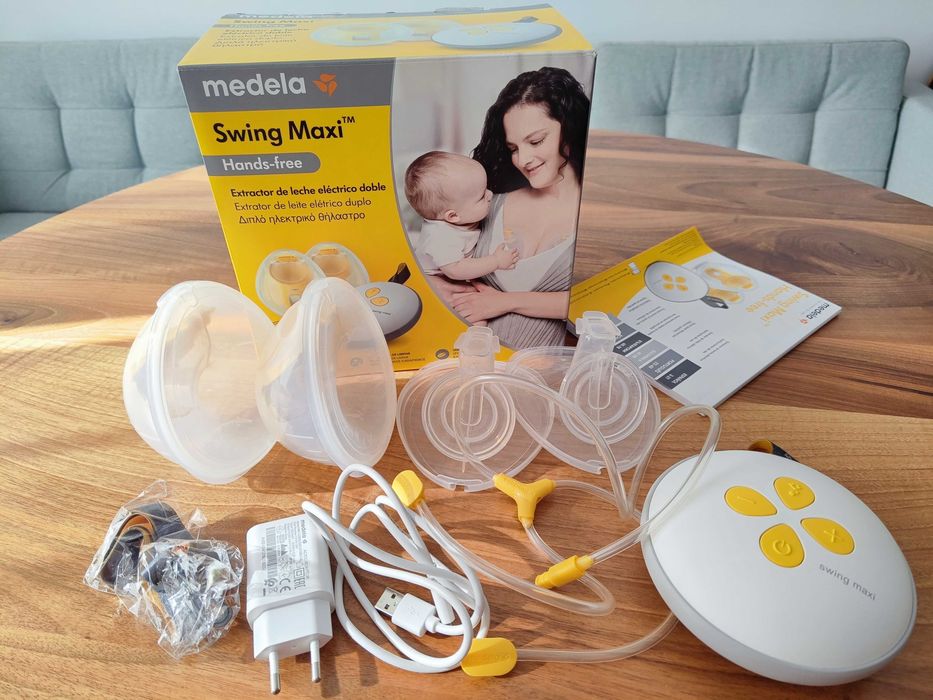 Двойна хендсфри помпа за кърма Medela Swing Maxi Hands-Free