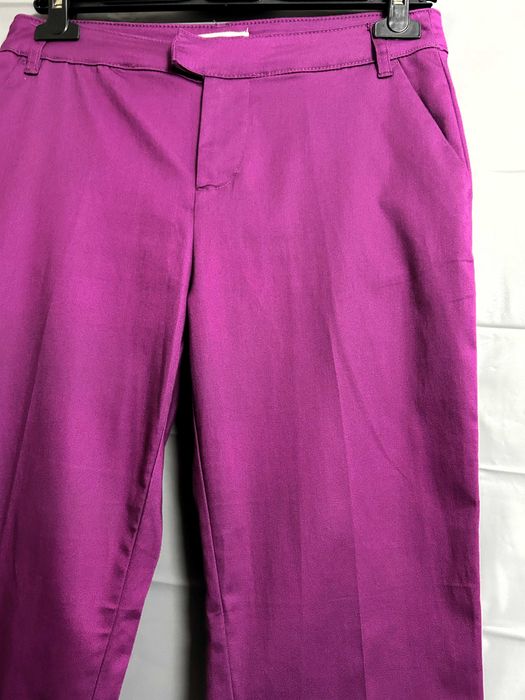 Pantaloni tip ţigaretă de culoare fuxia, marimea S