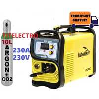 Aparat sudura cu sarma MIG 230i + butelie 10L argon CO2 corgon plina