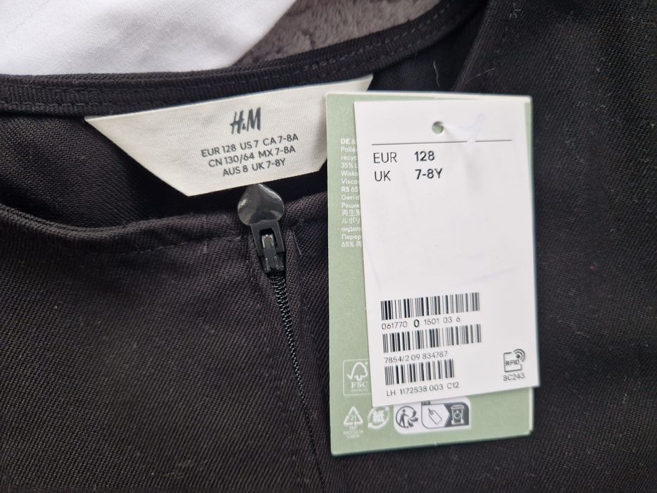 Set 2 sarafane+2 camași+ fusă H&M 7-8ani 122-128