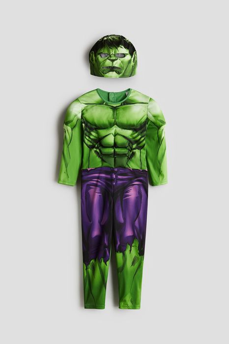 Costum Hulk 140 - 146 h&m cu masca