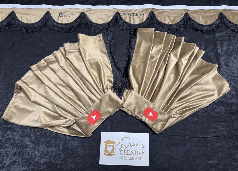 Perdele camion catifea