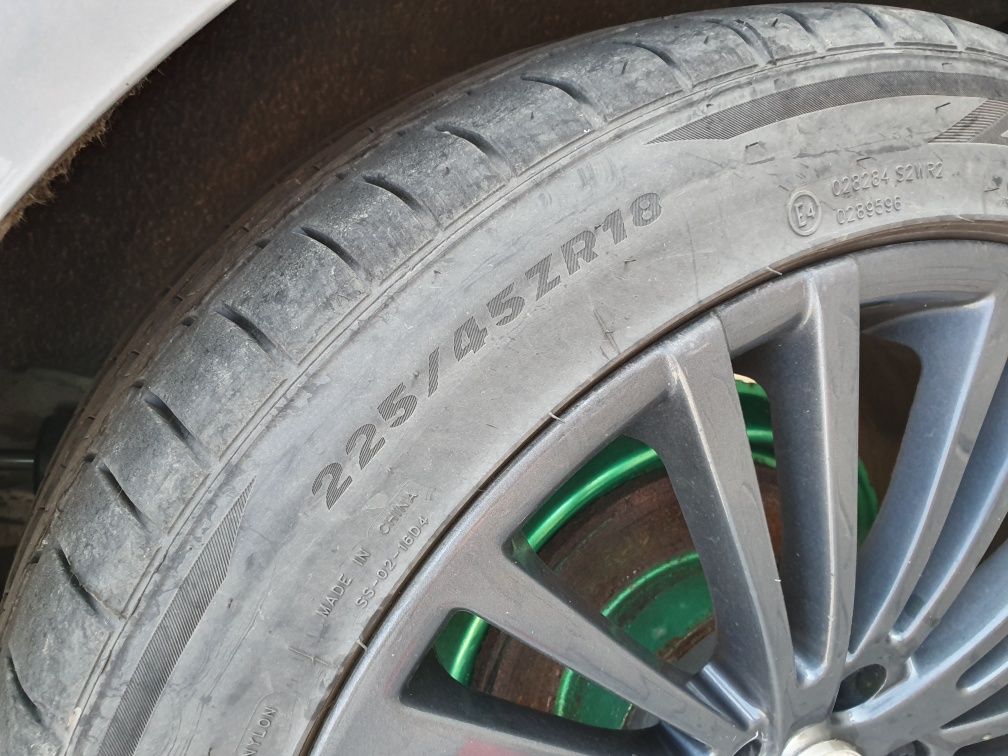 Jante vw 5x112 cauciucuri 225/45/zr18