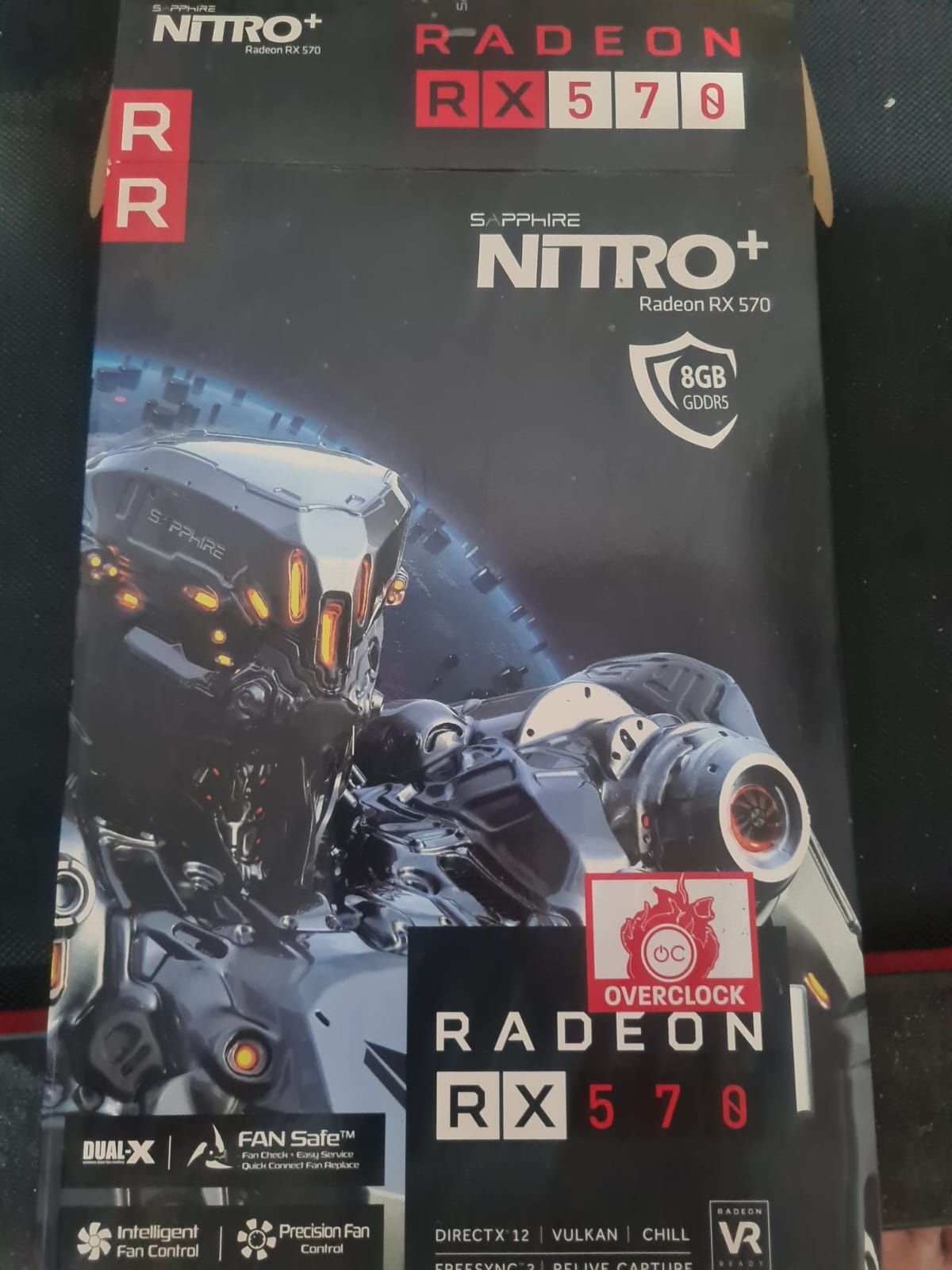 Vand placa video 
RX578
RR
SAPPHIRE
NITRO+
Radeon RX 570
8GB