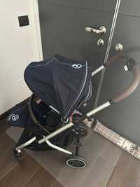 Carucior Cybex Eezy S Twist+2 Silver/Ocean Blue - pachet complet